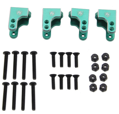 Aluminum Upper Shock Mount, Green, for Losi Mini LMT