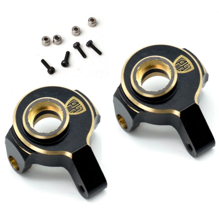 Brass Front Steering Knuckles Upgrade Parts, for Axial SCX24