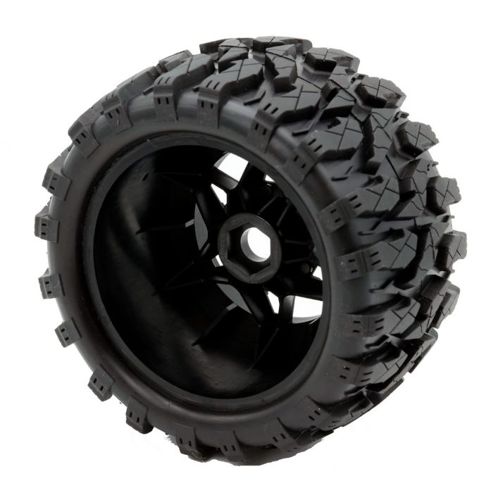 Defender MX Belted All Terrain Tires Mounted 17mm Traxxas