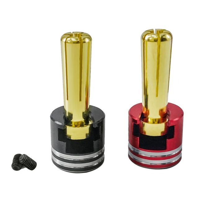 Heatsink Bullet Plug Grips w/5mm Bullets