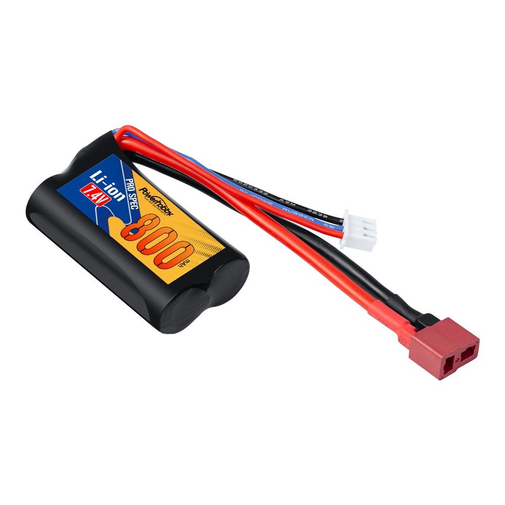 Li-ion 7.4V 800mAh Battery with Deans Plug: Blackzon