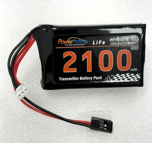 LiFe 6.6V 2100mah Futaba Transmitter Battery Pack