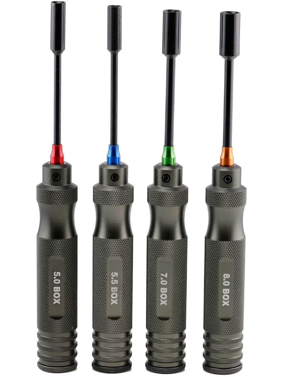 Pro Series Nut Driver Tool Set 5mm, 5.5mm, 7mm, 8mm