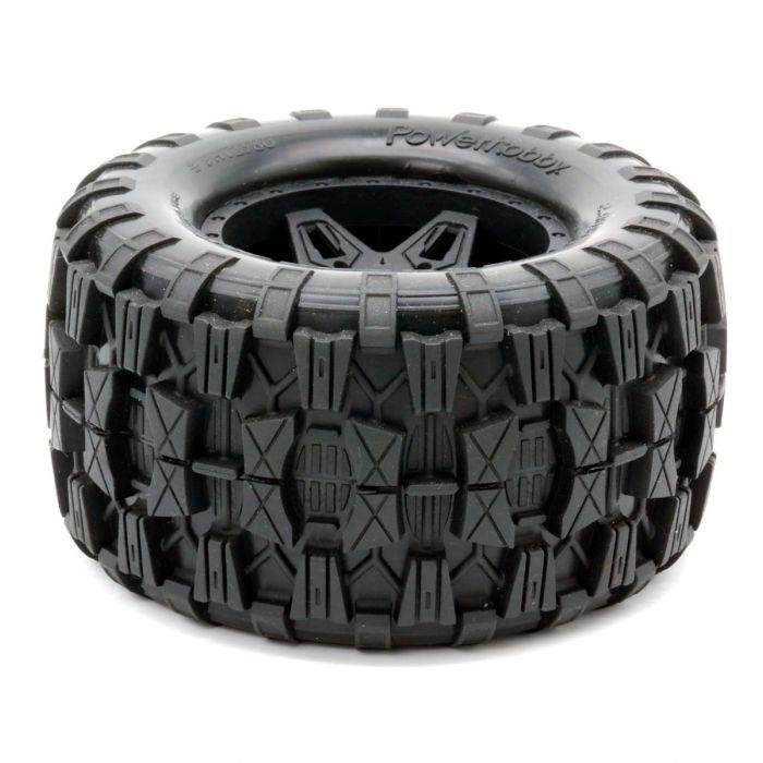 Raptor MX Belted All Terrain Tires Mounted 17mm Traxxas