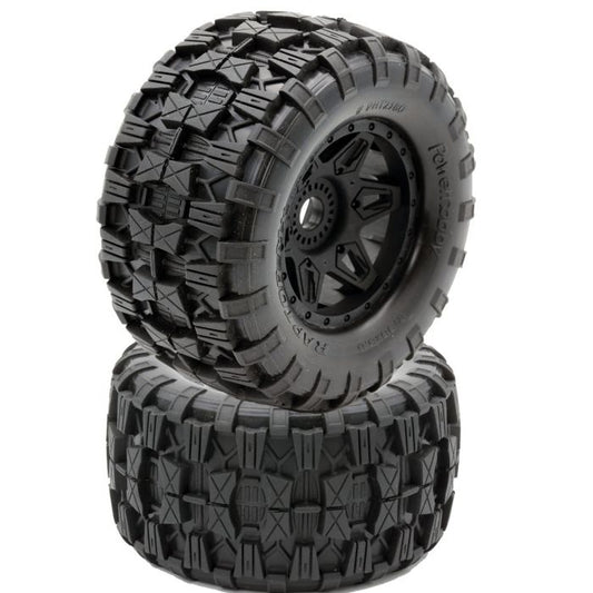 Raptor MX Belted All Terrain Tires Mounted 17mm Traxxas