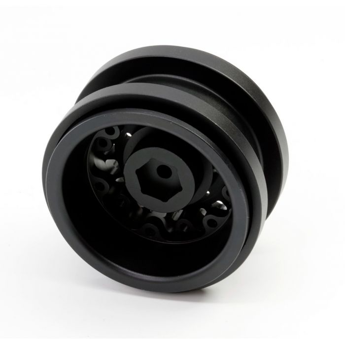 Z1 Axial SCX6 2.9" CNC Aluminum Beadlock Wheels Black