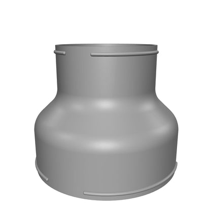 9in to 6in Reducer -  Leaf Vacuum Hose Adapter