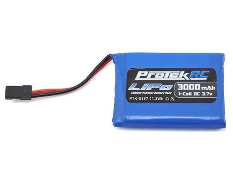 1S LiPo TX Battery Pack (3.7V/3000mAh) (Sanwa MT-44)