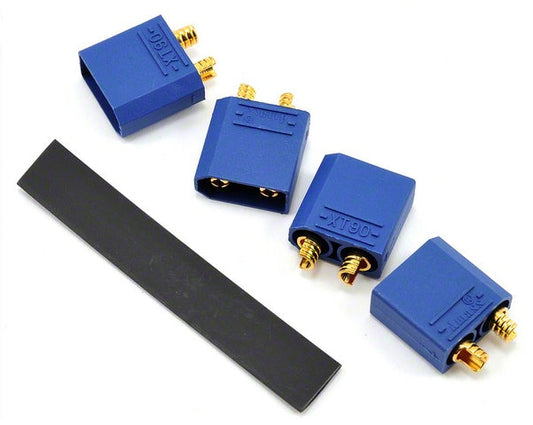 4.5mm Maxxcurrent Polarized Battery Connectors (4 Male)