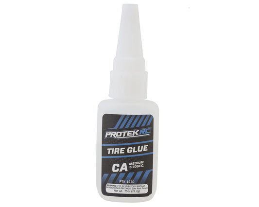 CA Tire Glue w/Glue Tip (Medium), 0.75oz