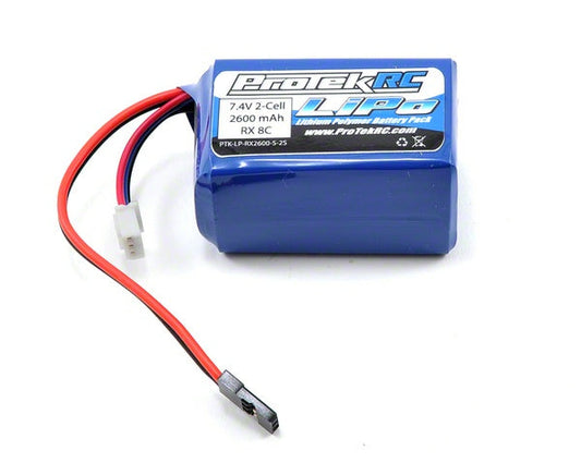 R/C Li-POLY HUMP RECEIVER BATTERY PACK (7.4V/2600MAH)