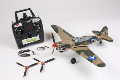 Curtiss P-40 Warhawk Micro RTF Airplane w/PASS