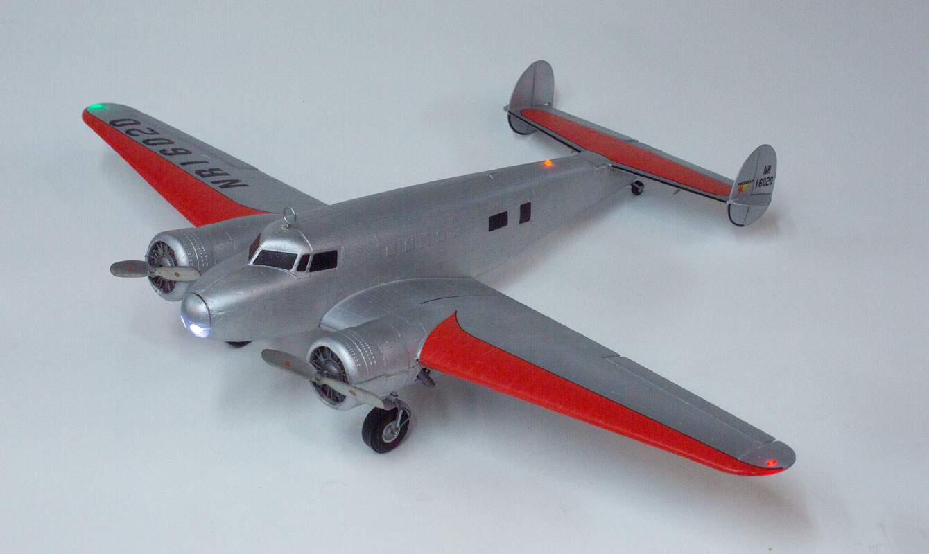 Lockheed Electra Micro RFT Airplane (Requires Futaba TX)