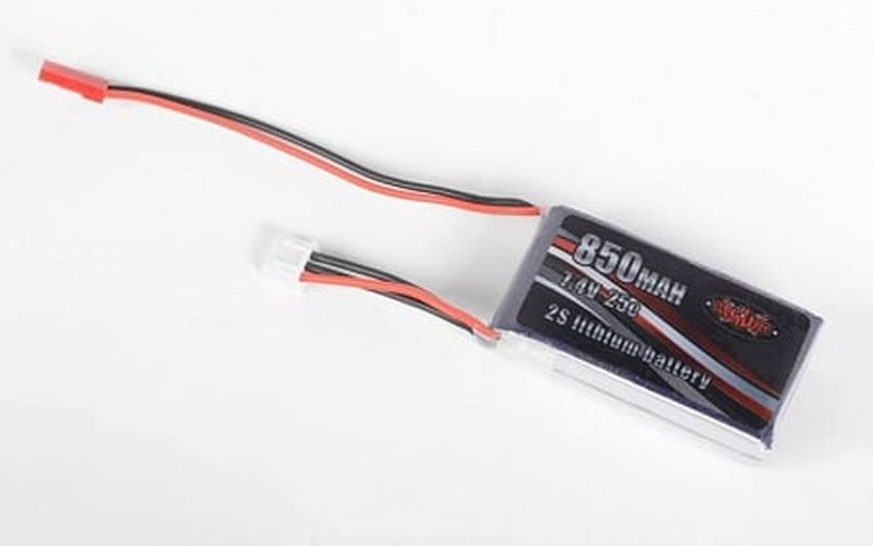 7.4V 850mAh 2S LiPo Battery w/Balance Plug