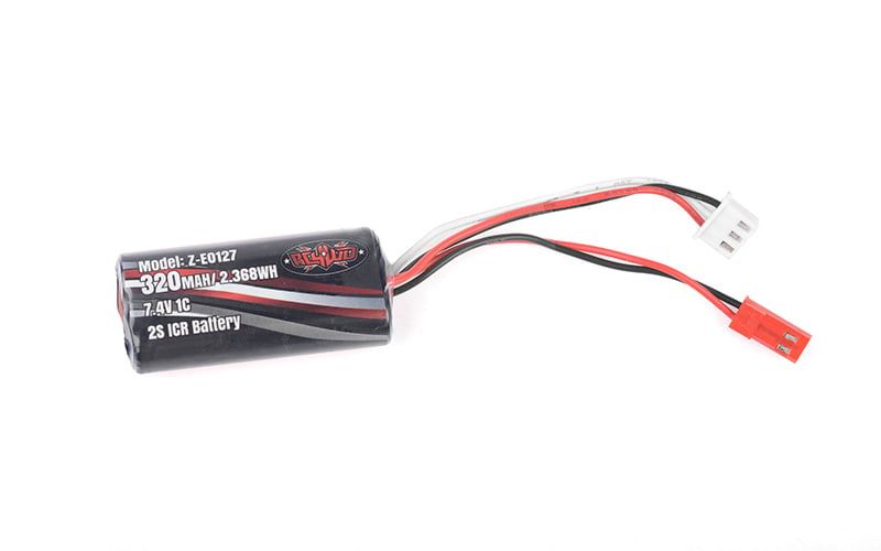 7.4V 320mAh Lithium Ion Battery w/Balance Plug