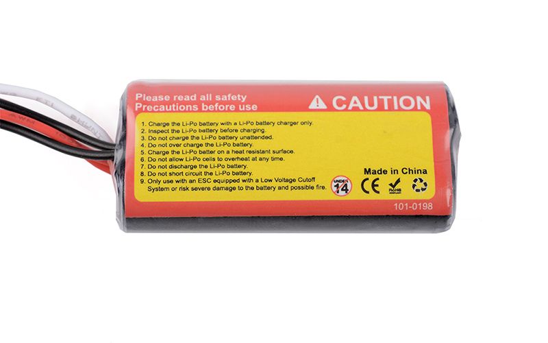 7.4V 320mAh Lithium Ion Battery w/Balance Plug