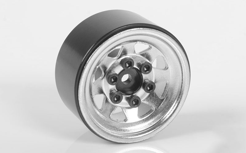 "Stamped Steel 1.0"' Stock Beadlock Wheels (Silver)"