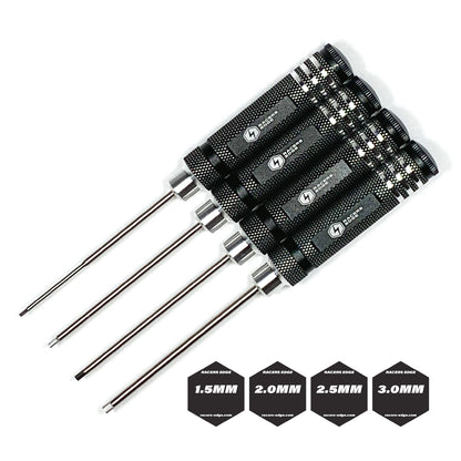 Metric High Speed Steel Hex Driver Set w/ Black Handles