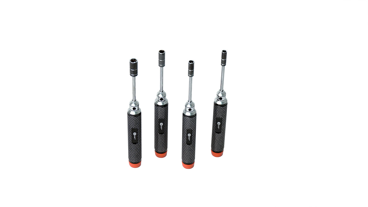 Machined Metric Nut Driver Set 4/5/5.5/7