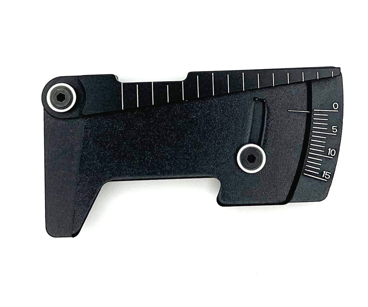 Aluminum Ride Height/Camber Gauge, Black