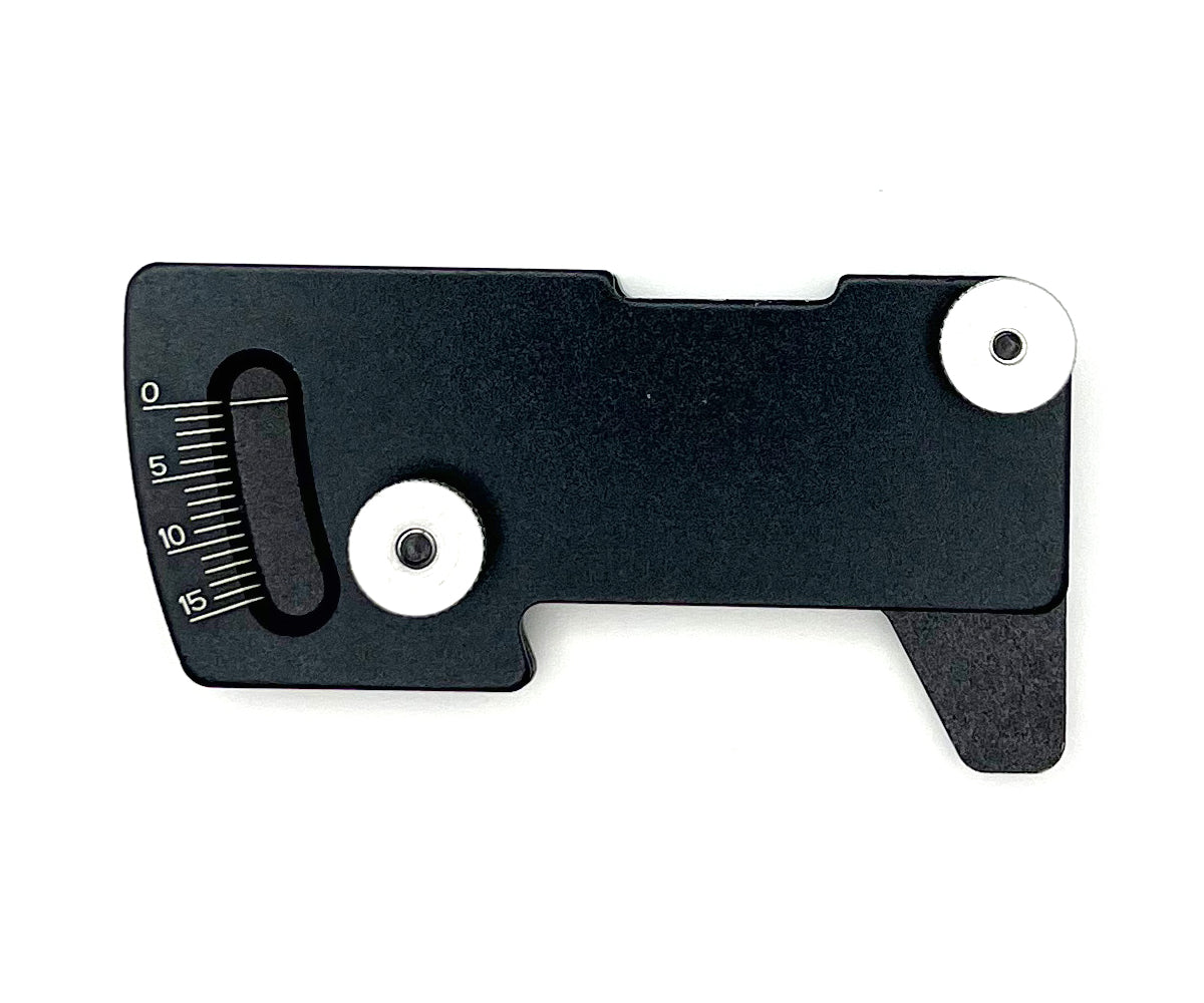 Aluminum Ride Height/Camber Gauge, Black