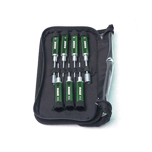 Compact 7 Piece Machined Tool Set with Case