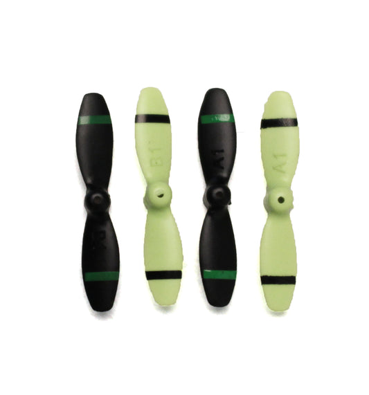 Propeller Set, Black/Green (4) Pico X