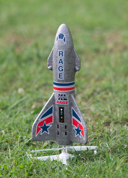 Spinner Missile XL Electric Free-Flight Rocket, Gray