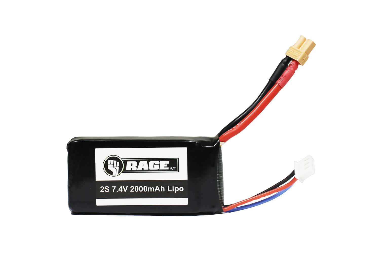 2S 7.4V 2000mAh Lipo Battery with XT30 Connector