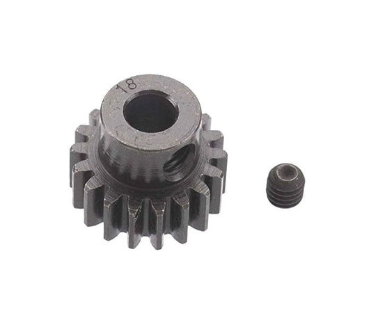 EXTRA HARD 18 TOOTH BLACKENED STEEL 32P PINION 5M/M