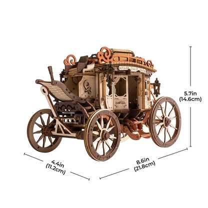 Stagecoach Rolling Music Box