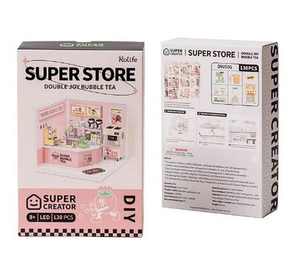 Rolife Super Creator Double Joy Bubble Tea Plastic DIY