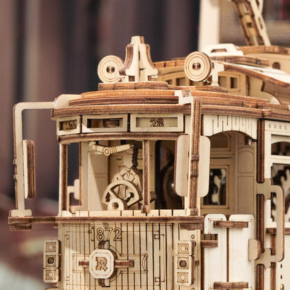 Classic City Tram 3D Wooden Puzzle