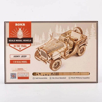 Scale Model Vehicles; Army 4x4 Field Car