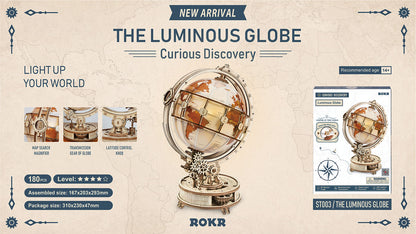 Classic 3D Wood Puzzles; Luminous Globe