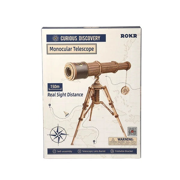 Mechanical Wood Models; Monocular Telescope