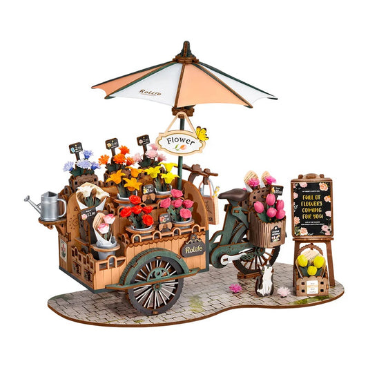 Blossom Cart 3D Wooden Puzzle