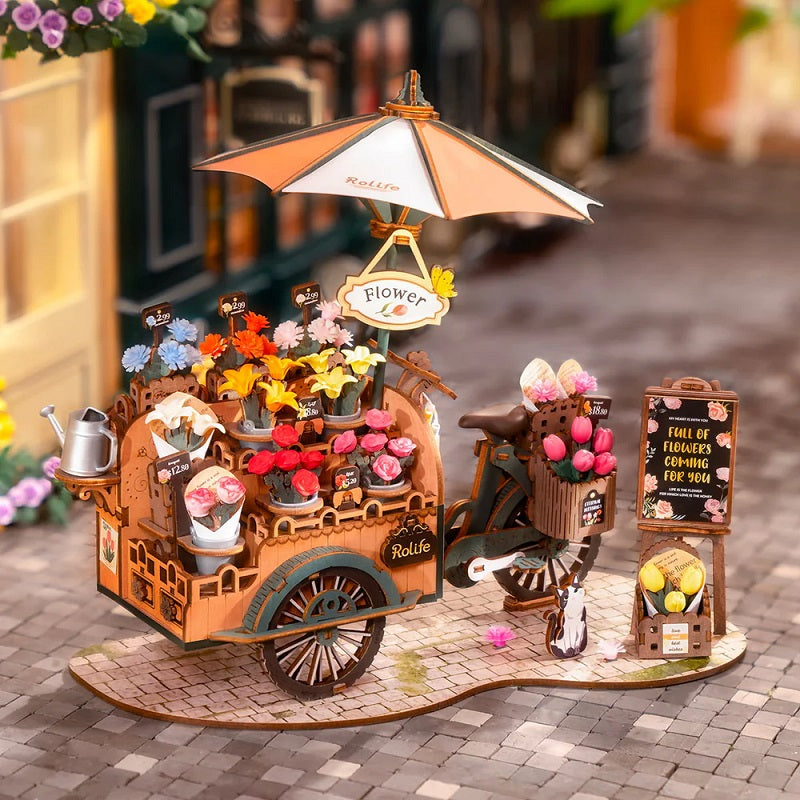 Blossom Cart 3D Wooden Puzzle