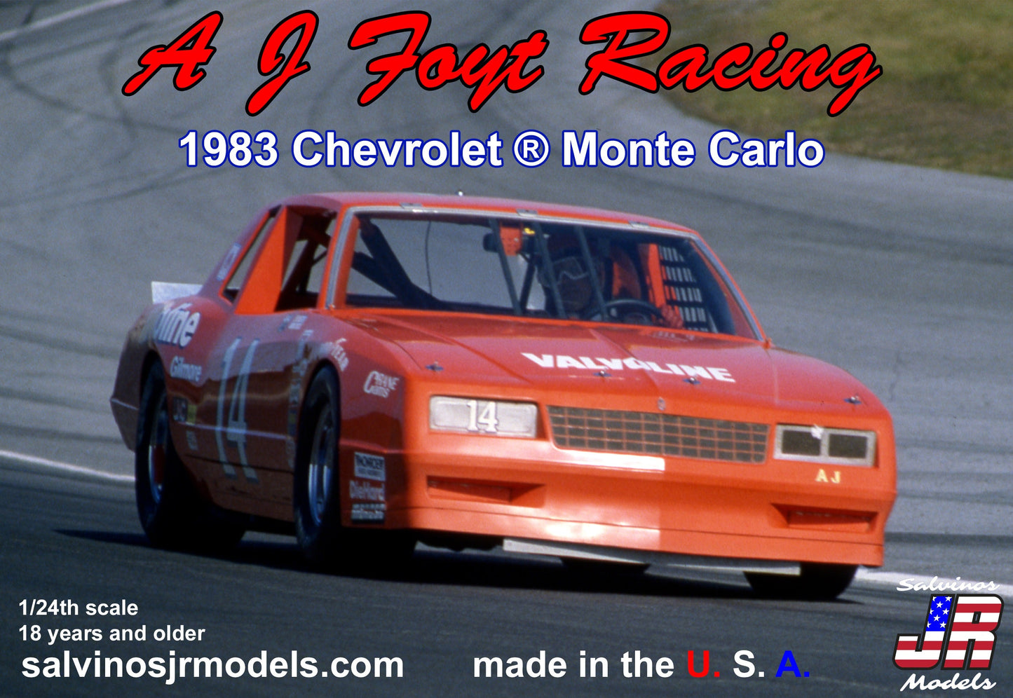 1/24 AJ Foyt Racing 1983 Chevrolet Monte Carlo Plastic