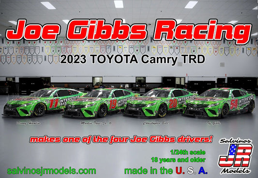 Joe Gibbs Racing, 2023 Toyota Camry, "Interstate Batteries"