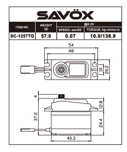 BLACK EDITION STANDARD SIZE CORELESS DIGITAL SERVO .07/139