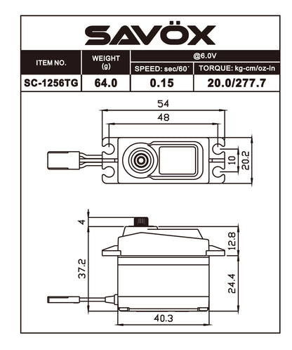 BLACK EDITION STANDARD SIZE CORELESS DIGITAL SERVO .15/277