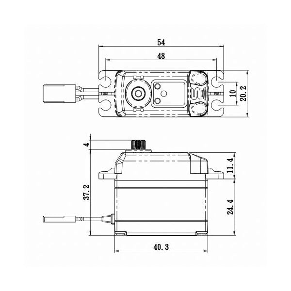 High Torque Digital Servo 0.11sec / 347oz @ 7.4V