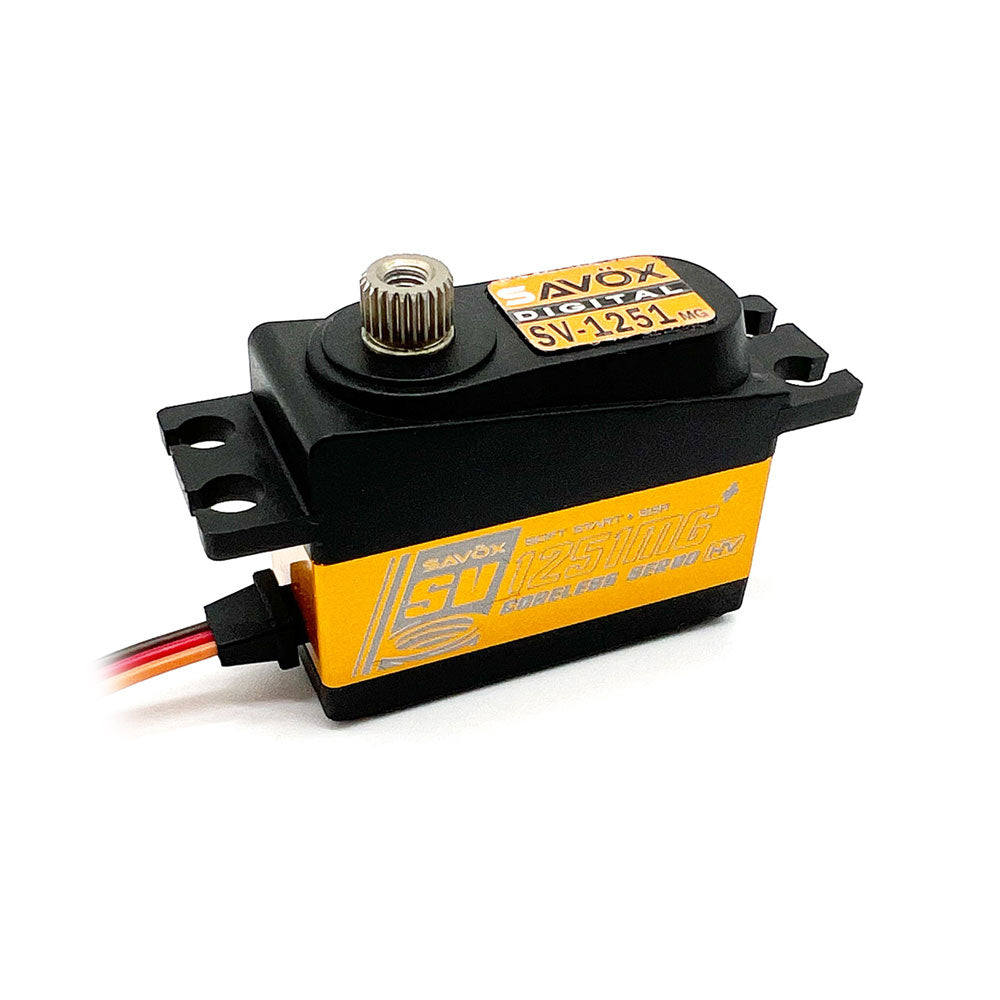 Low Profile Digital Servo with Soft Start, 0.095sec/111.1oz @