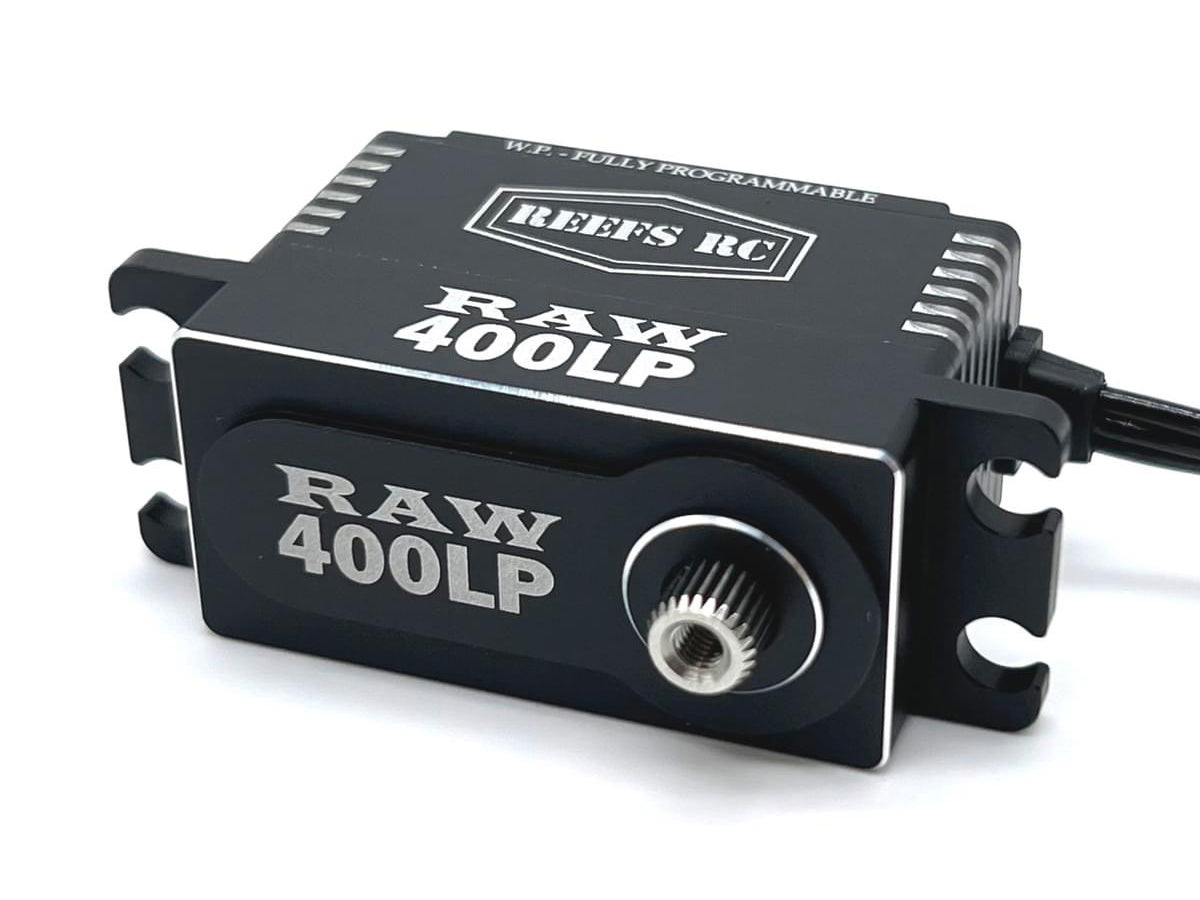 RAW 400 LP Black Fully Programmable Waterproof Servo