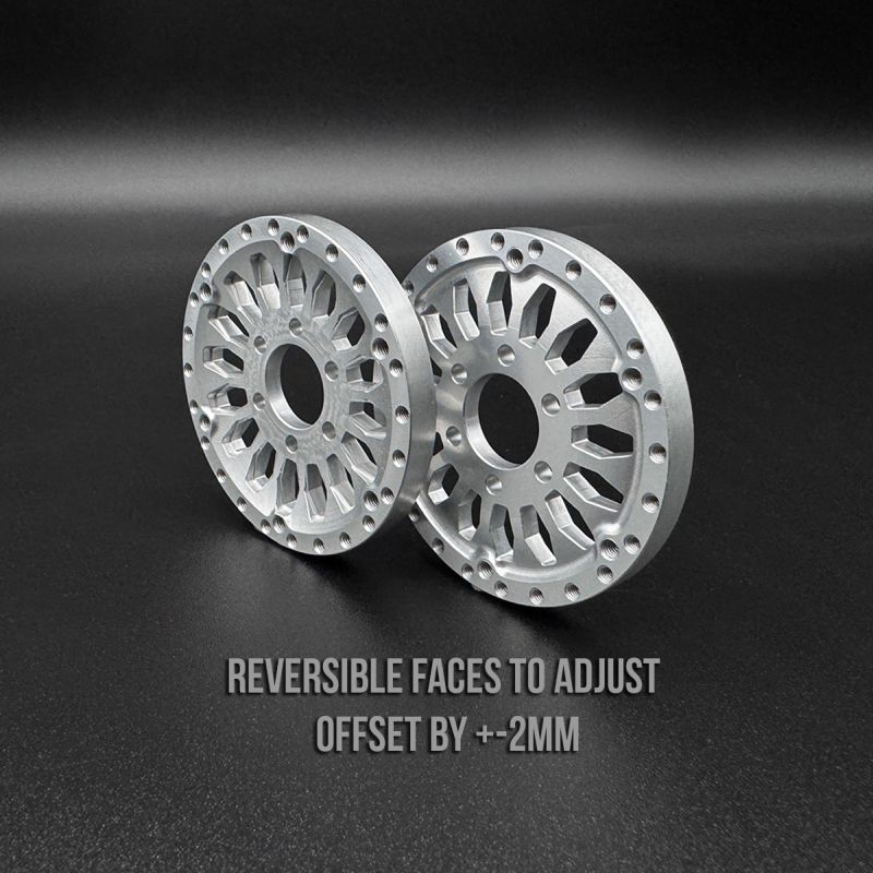 Shield 1.9 Beadlock Wheels w/ Reef Hubs & Rings (2pk)