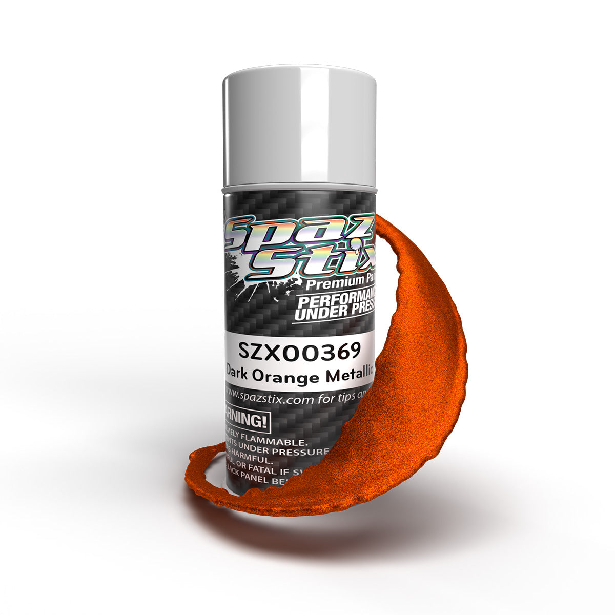 Dark Orange Metallic Aerosol Paint, 3.5oz Can