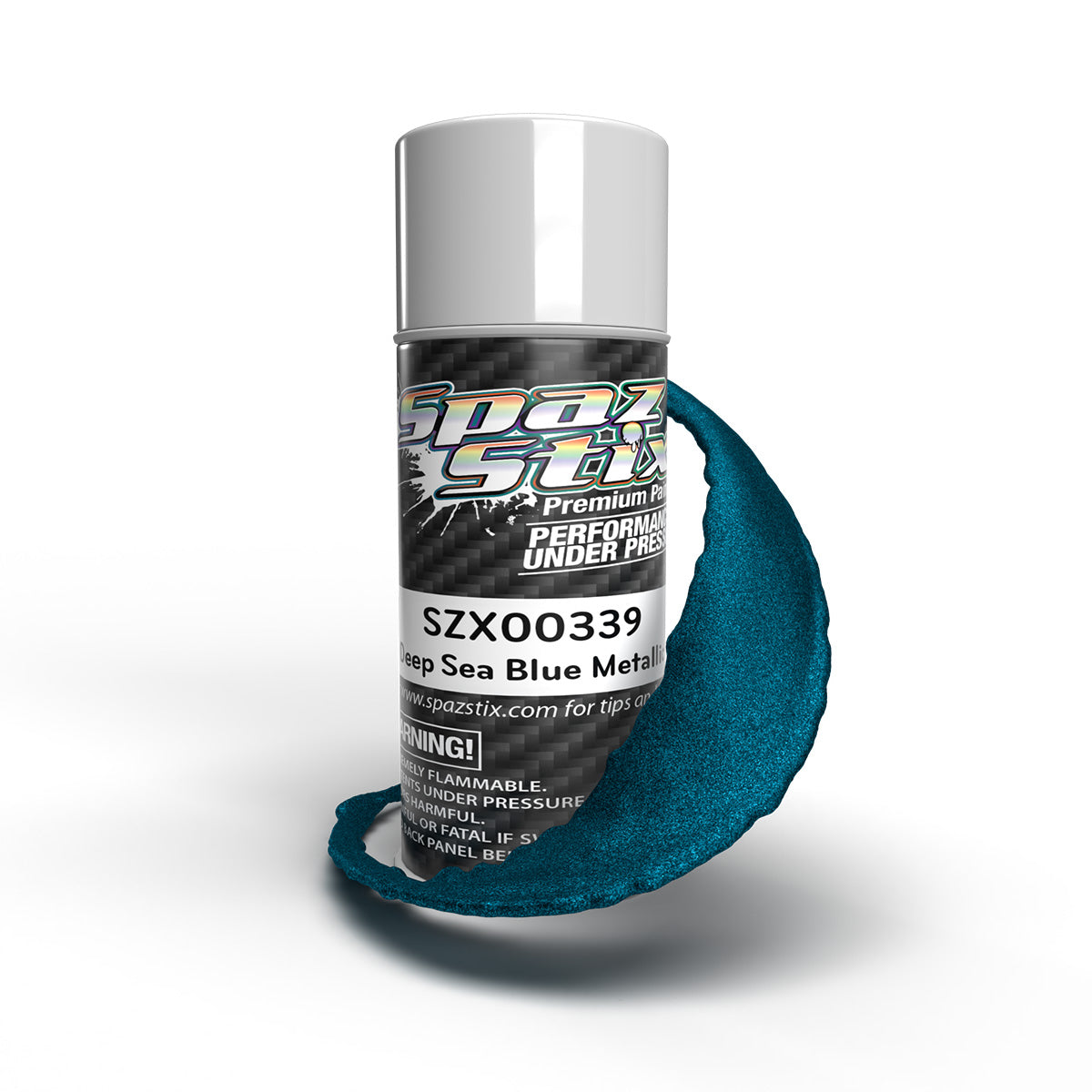 Deep Sea Blue Metallic Aerosol Paint, 3.5oz Can