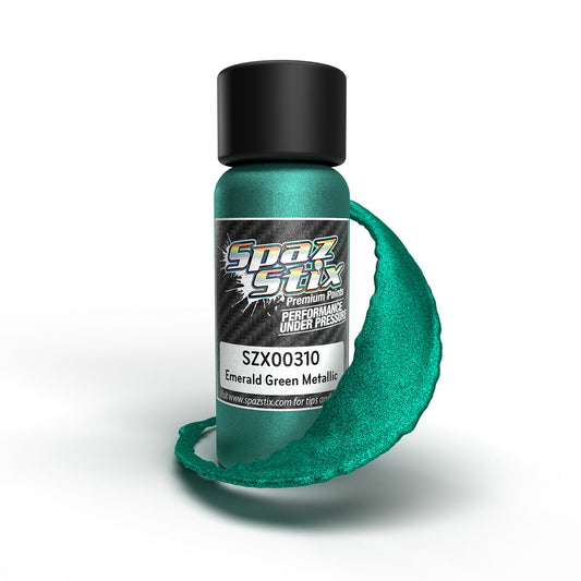 Emerald Green Metallic Airbrush Ready Paint, 2oz