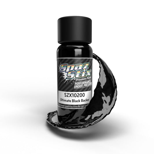 Ultimate Black Backer for Mirror Chrome, Airbrush, 2oz